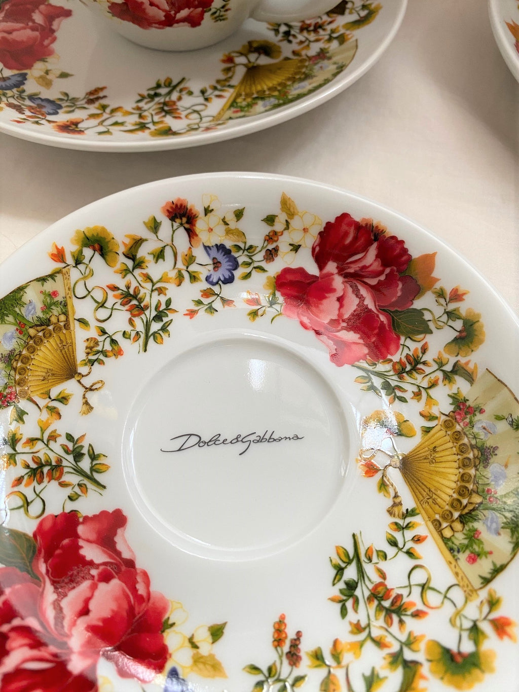 Dolce & Gabbana X Loveramics 2019 Mid-Autumn festival floral tea cup set