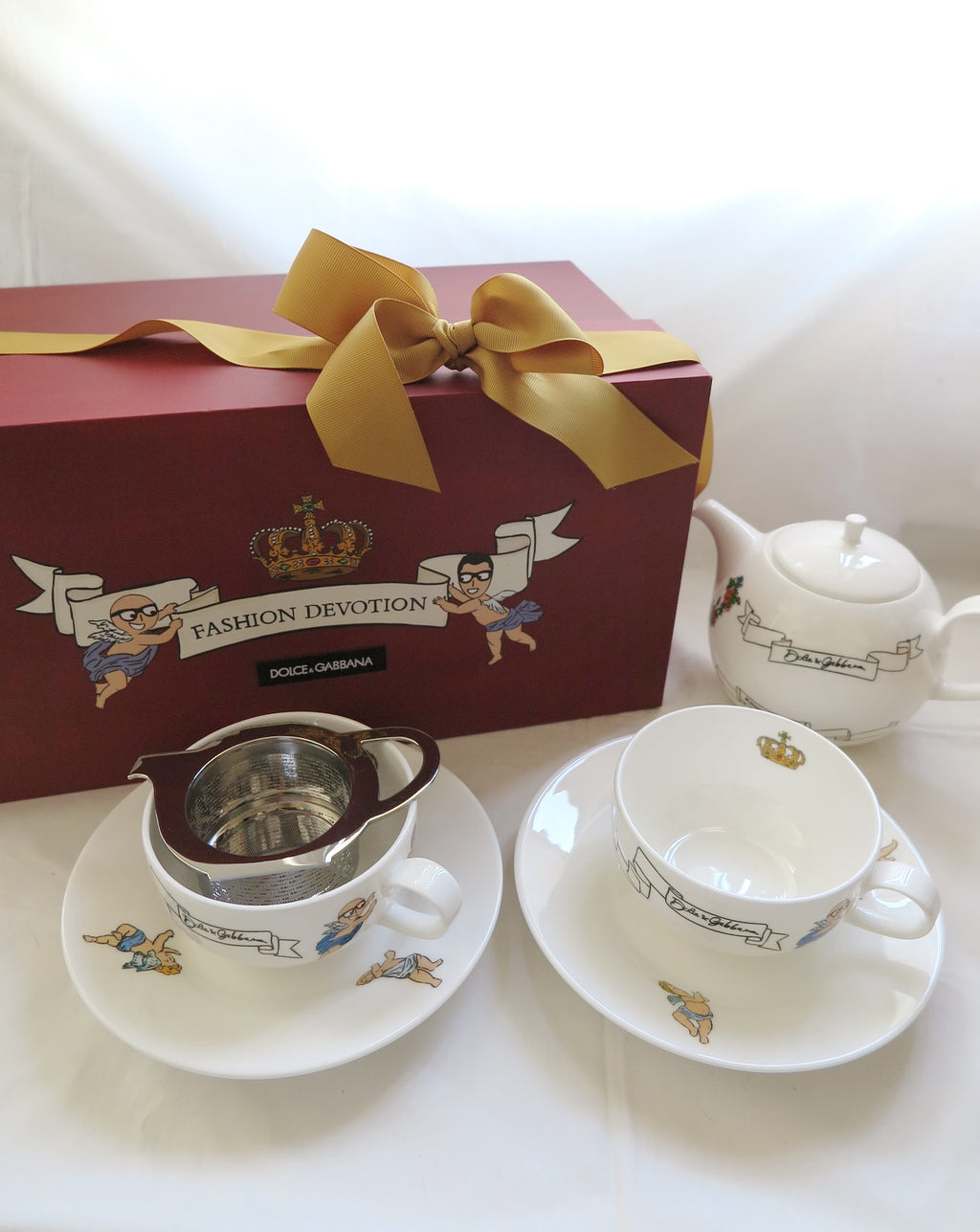 Dolce & Gabbana X Loveramics 2018 Mid-Autumn festival cartoon teapot & cup set
