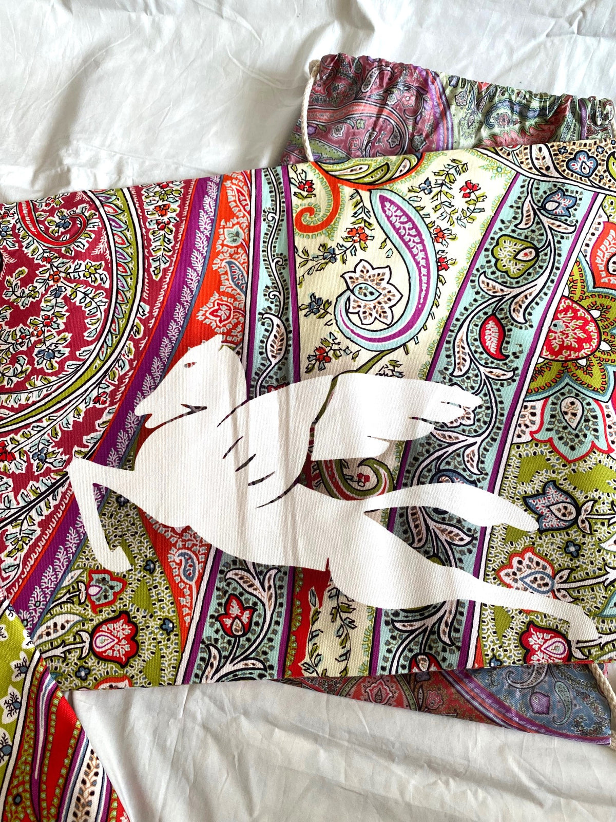 Etro 2021 spring summer paisley pattern large picnic blanket with leather handle