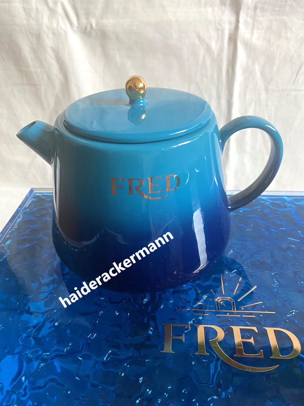 FRED jewelry 2024 mid-autumn festival ceramic teapot & cups box set
