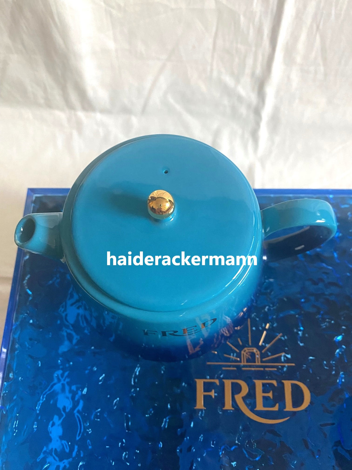 FRED jewelry 2024 mid-autumn festival ceramic teapot & cups box set