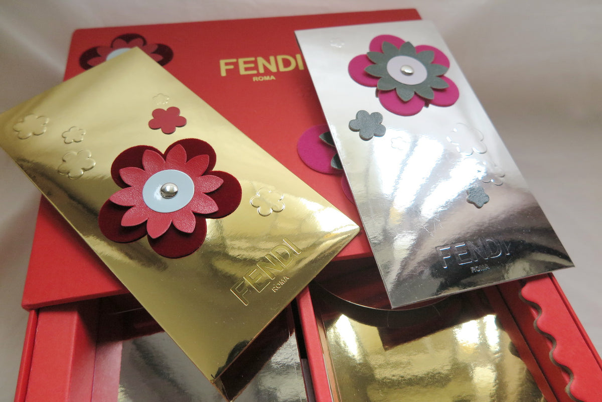 Fendi 2016 Chinese New Year floral paper cut  red packet