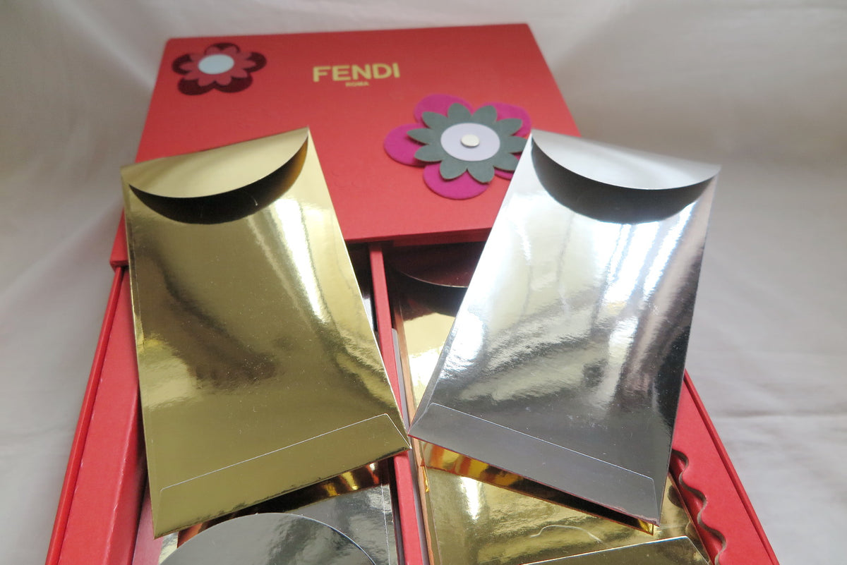 Fendi 2016 Chinese New Year floral paper cut  red packet