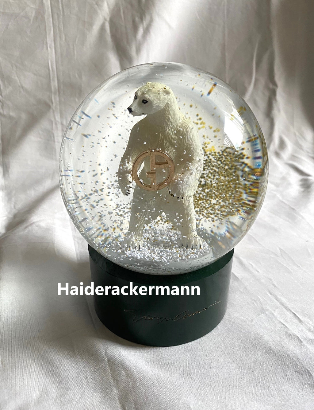 Giorgio Armani Casa 2021 christmas charity polar bear snow globe