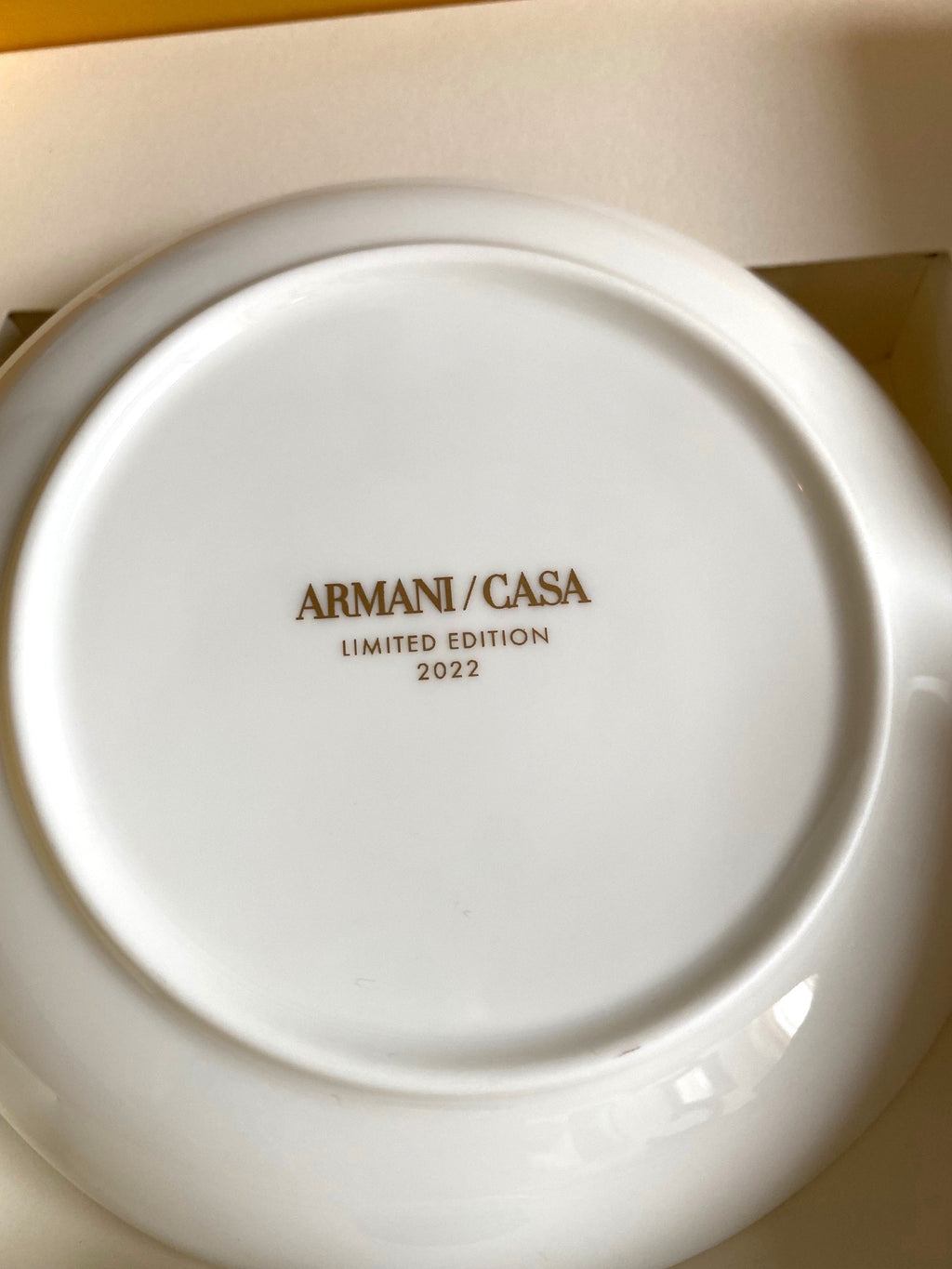 Giorgio Armani Casa 2022 Mid-Autumn festival porcelain dish