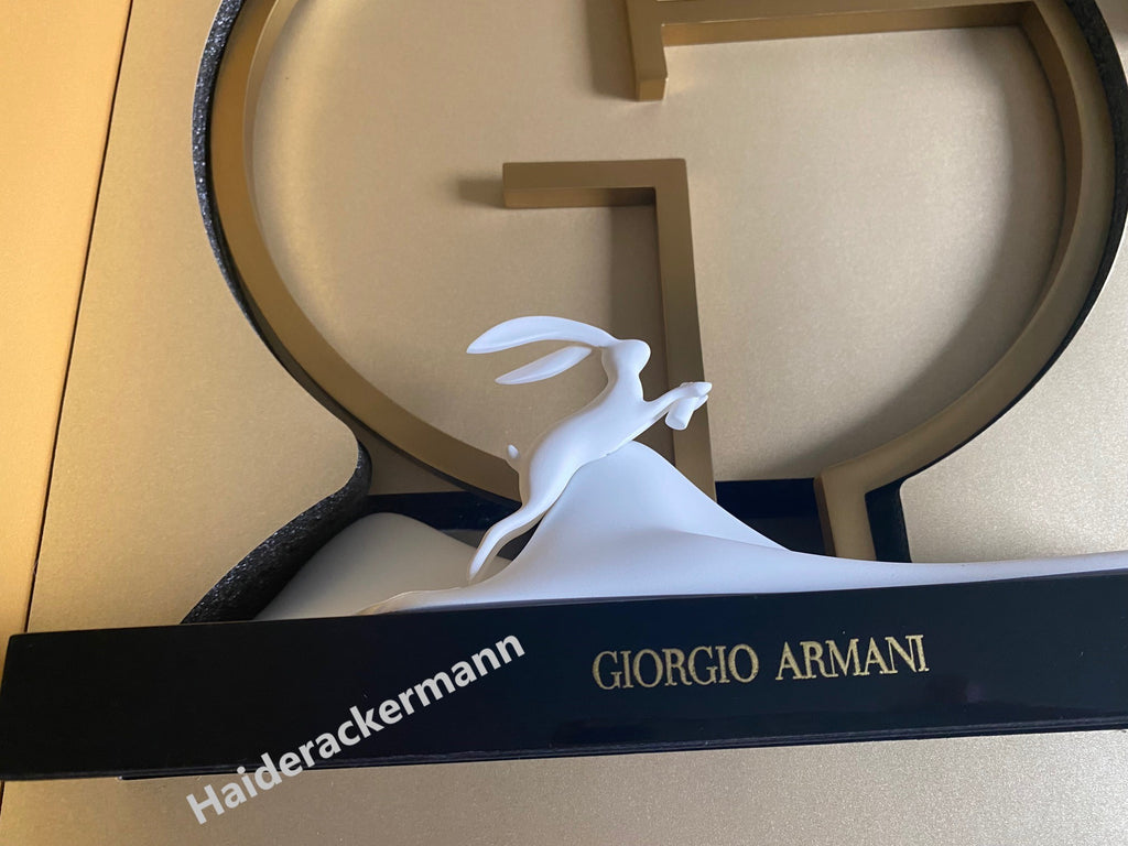 Giorgio Armani 2023 Mid-Autumn festival incense stick with gold metal stand
