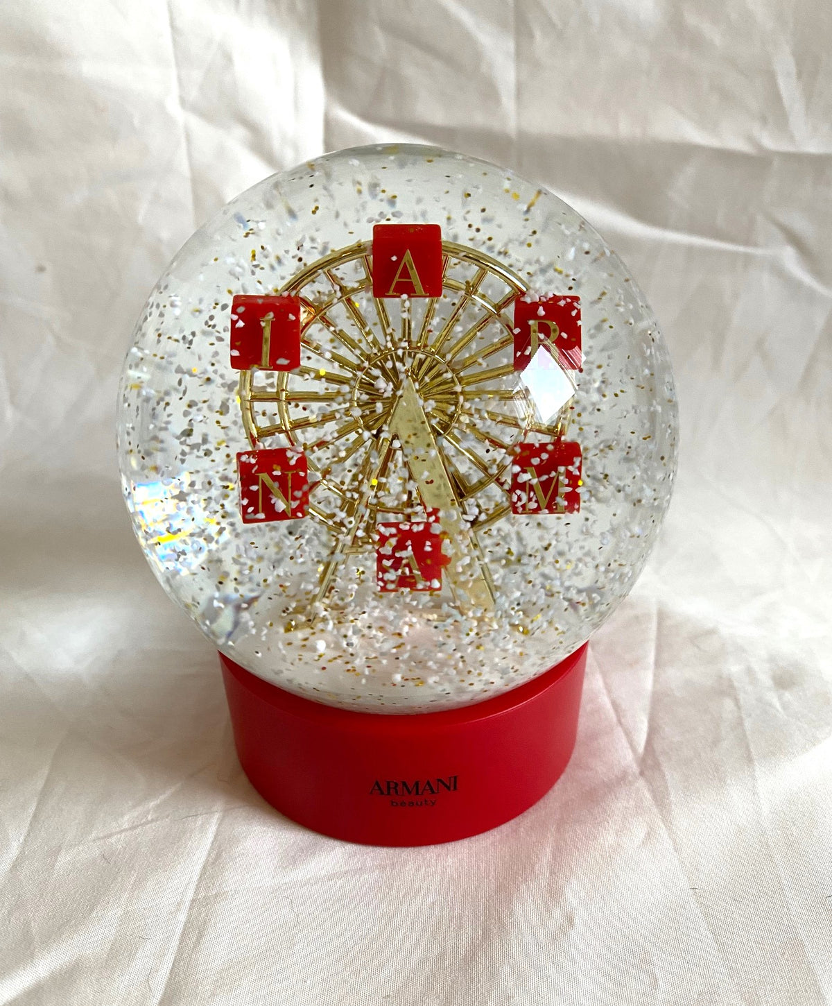 Giorgio Armani beauty 2022 Christmas ferris wheel snow globe