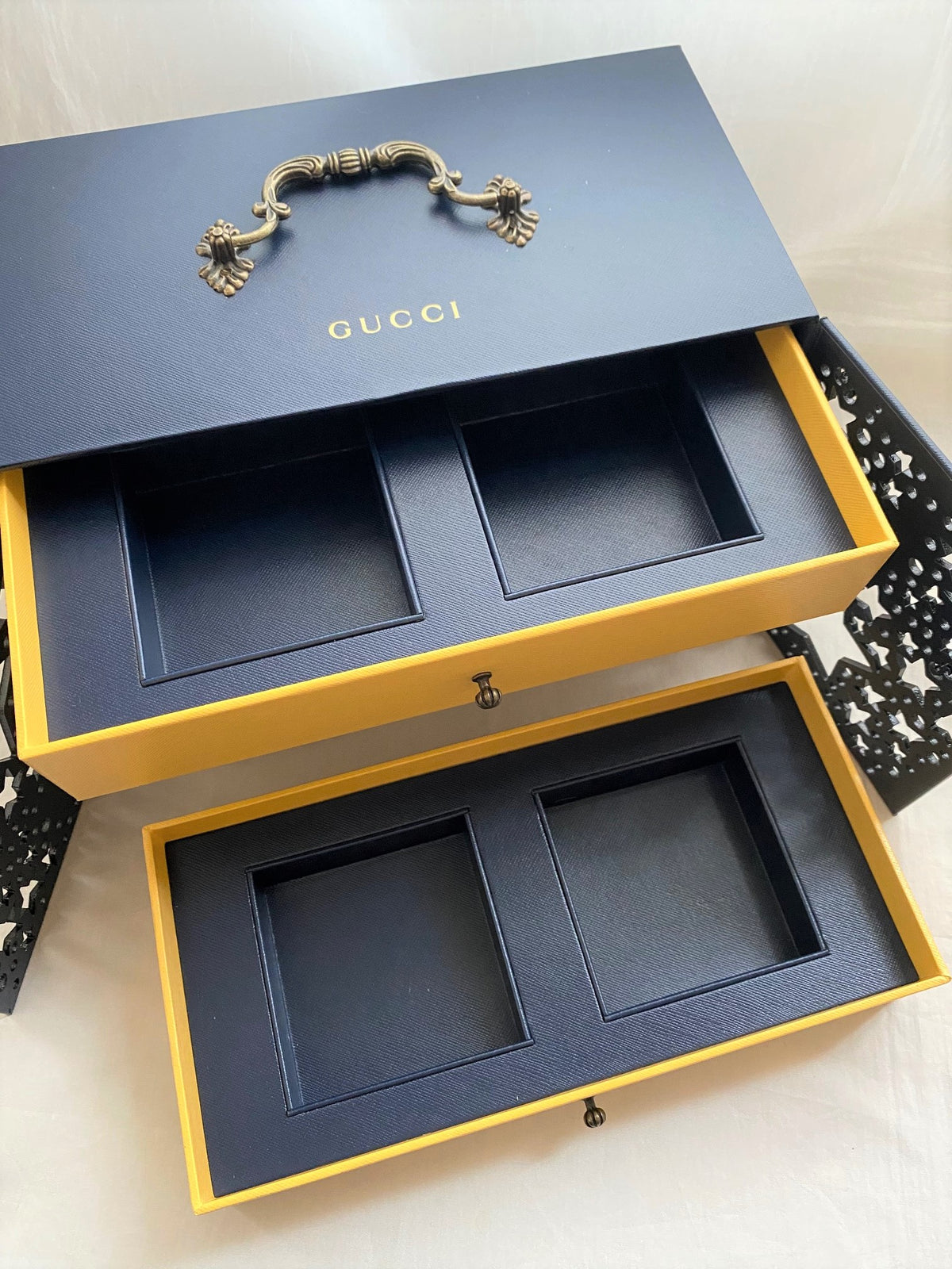 Gucci 2020 Mid-Autumn festival metal rabbit incense stick cabinet box