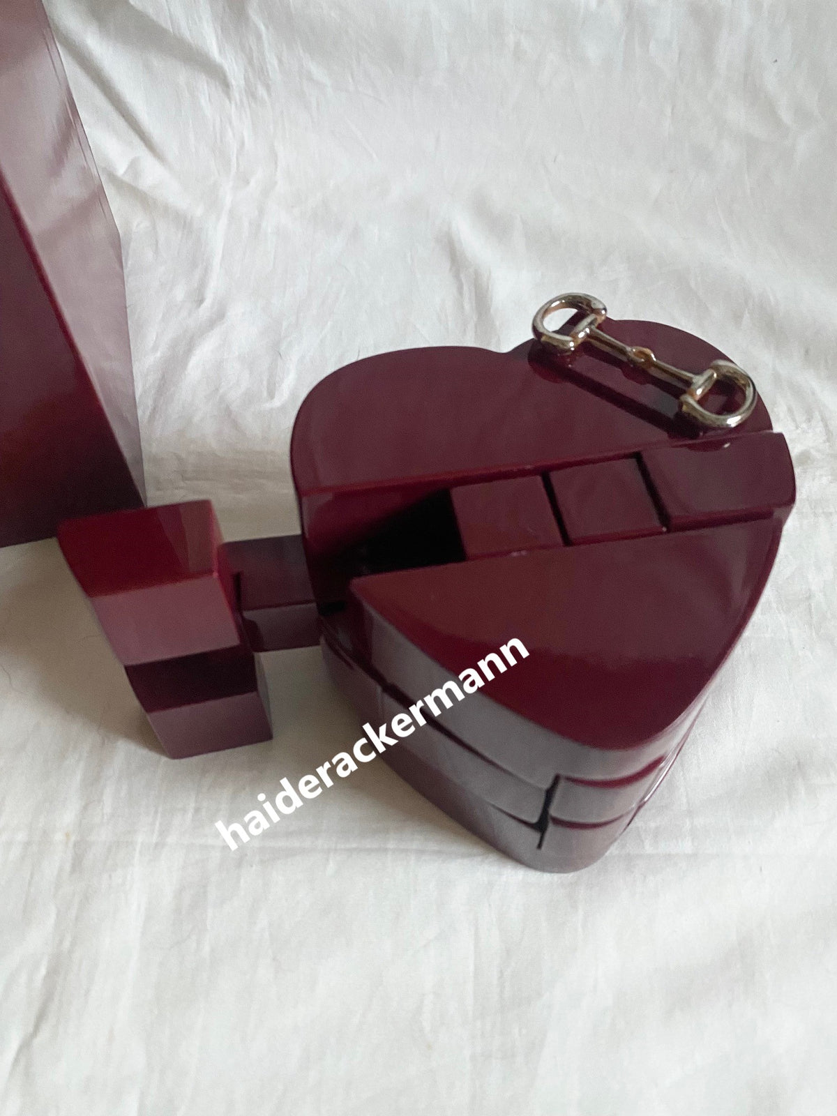 Gucci 2024 Qixi Festival heart shape horsebit Burr puzzle