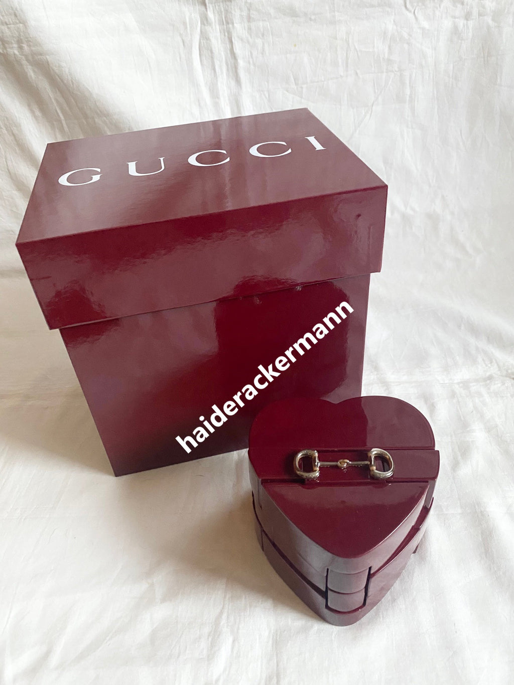 Gucci 2024 Qixi Festival heart shape horsebit Burr puzzle