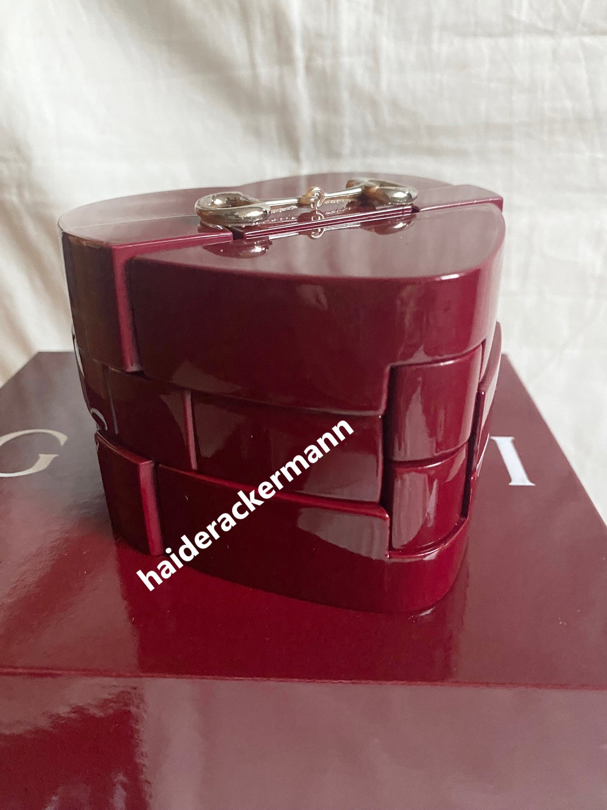 Gucci 2024 Qixi Festival heart shape horsebit Burr puzzle