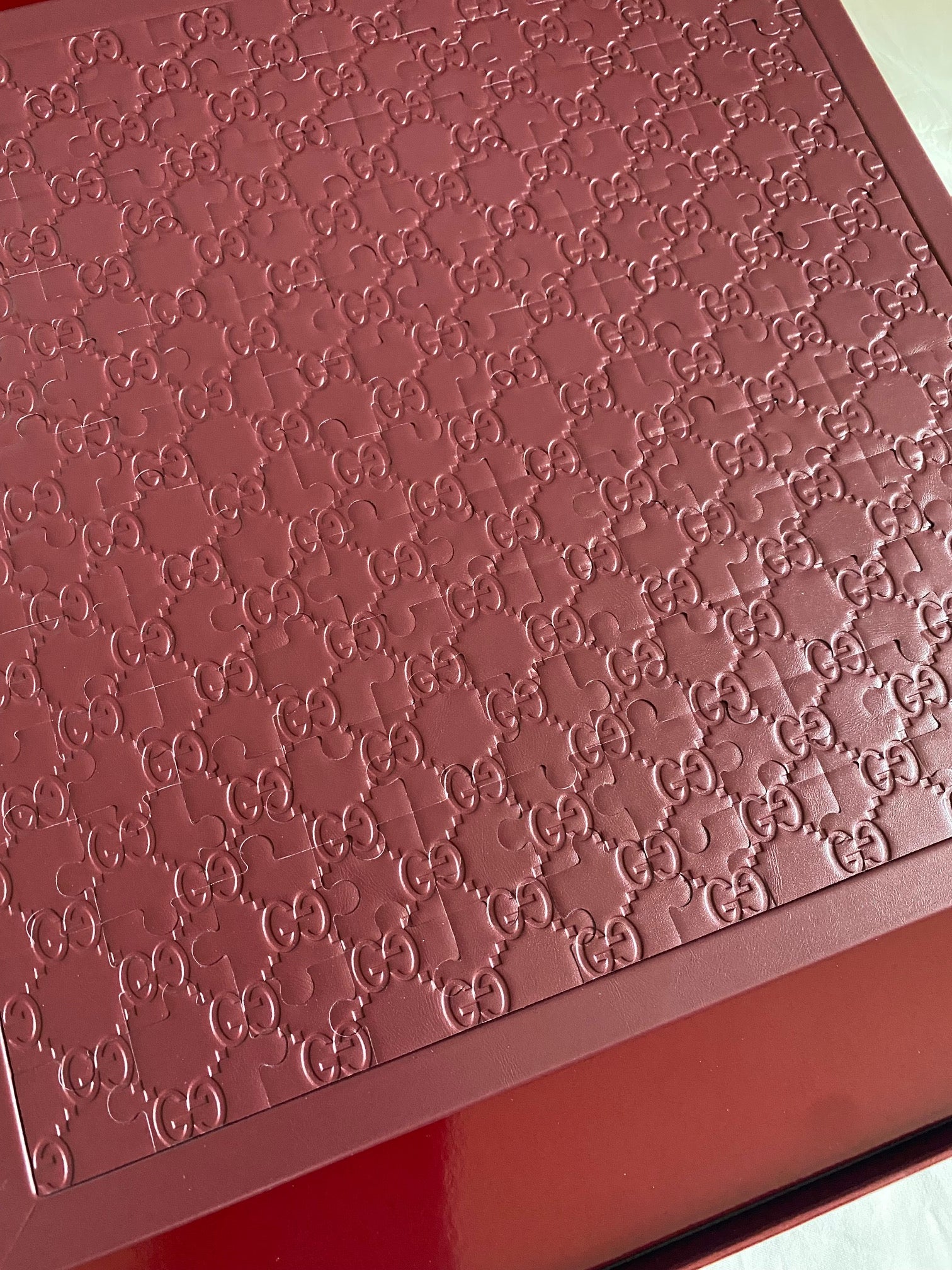 Gucci 2026 Chinese new year monogram leather & floral print puzzle