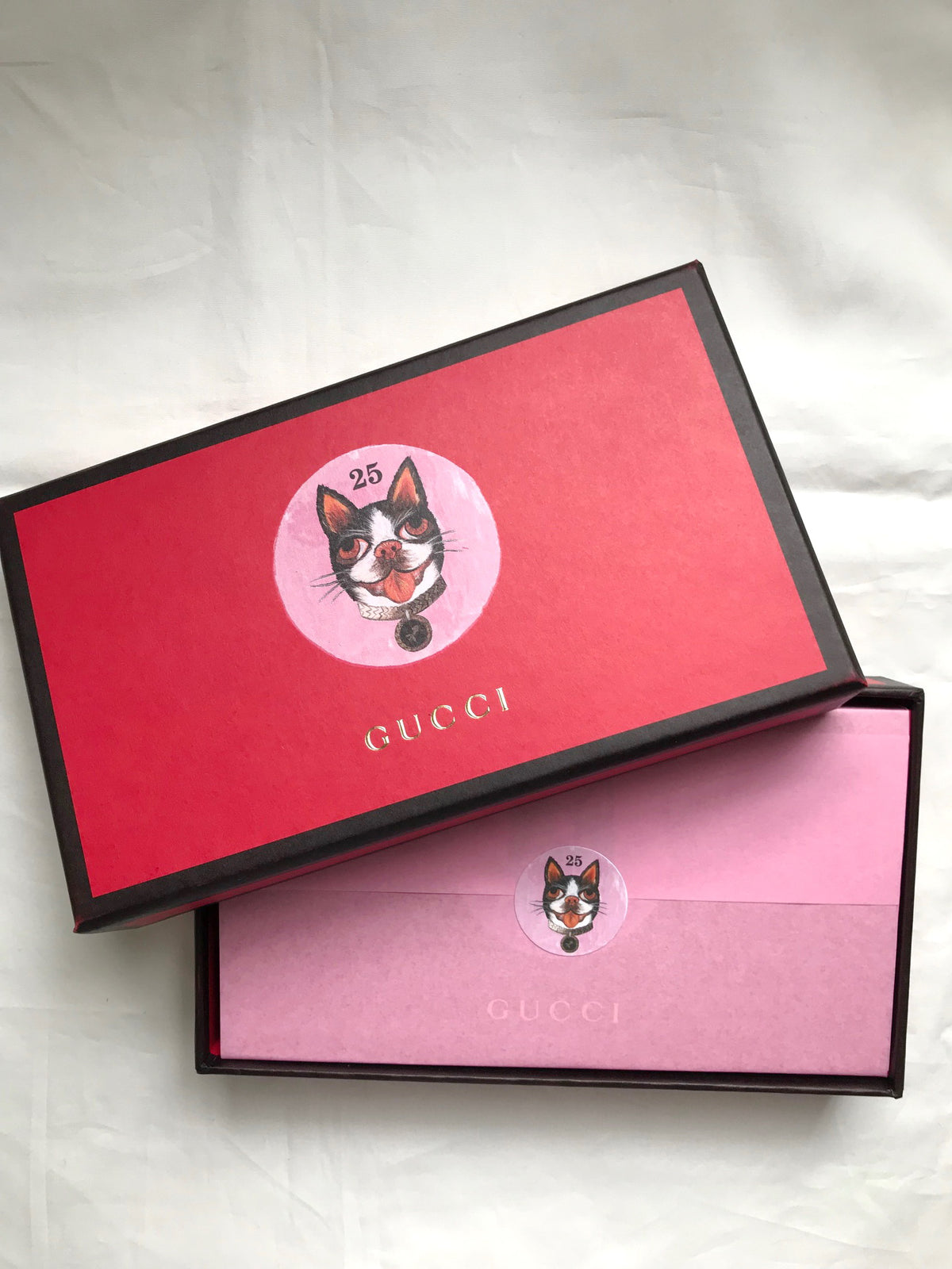 Gucci 2018 Chinese New Year red packet with Bosco dog print