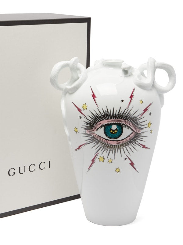 Gucci 2019 F/W Star Eye porcelain vase crafted by Richard Ginori