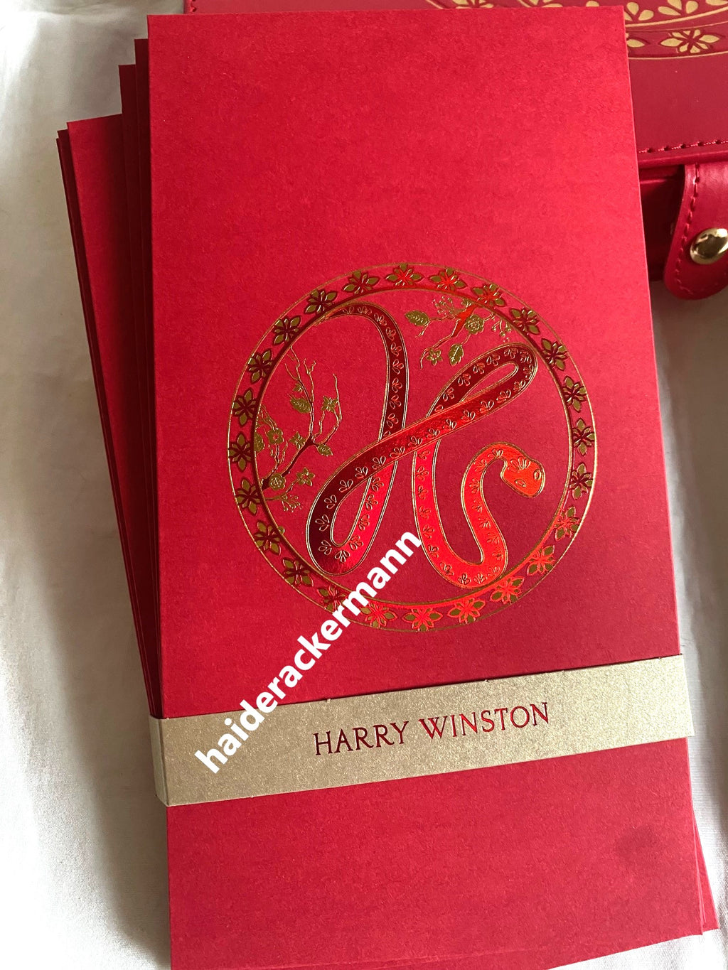 Harry Winston 2025 Chinese New Year red packet box set