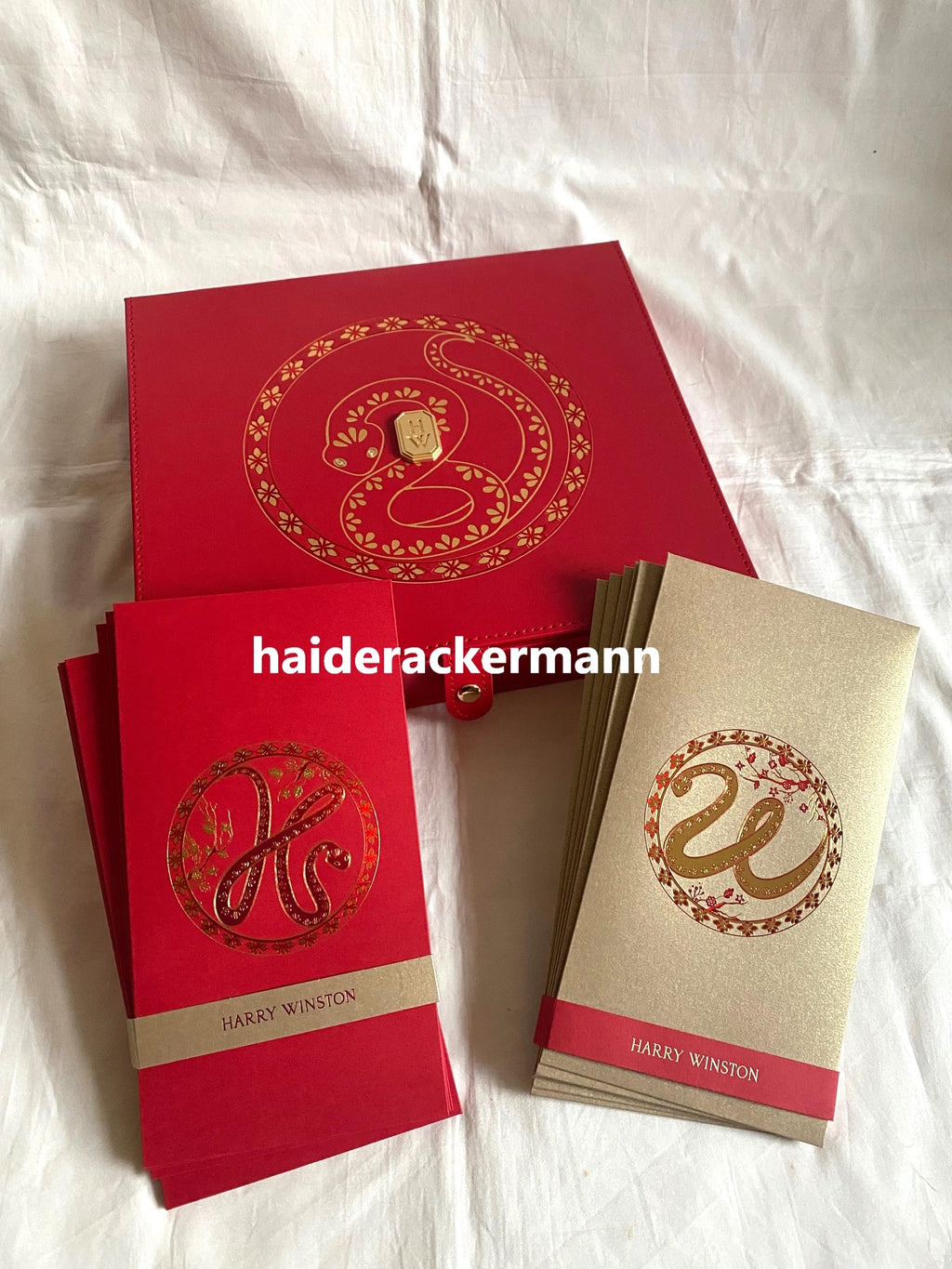 Harry Winston 2025 Chinese New Year red packet box set