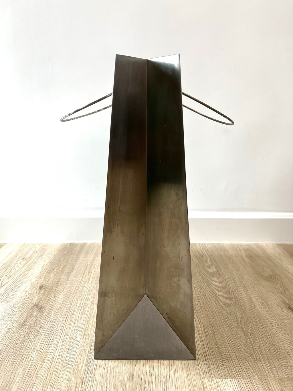 Hermes 2009 steel paper bag for Hong Kong boutique window display
