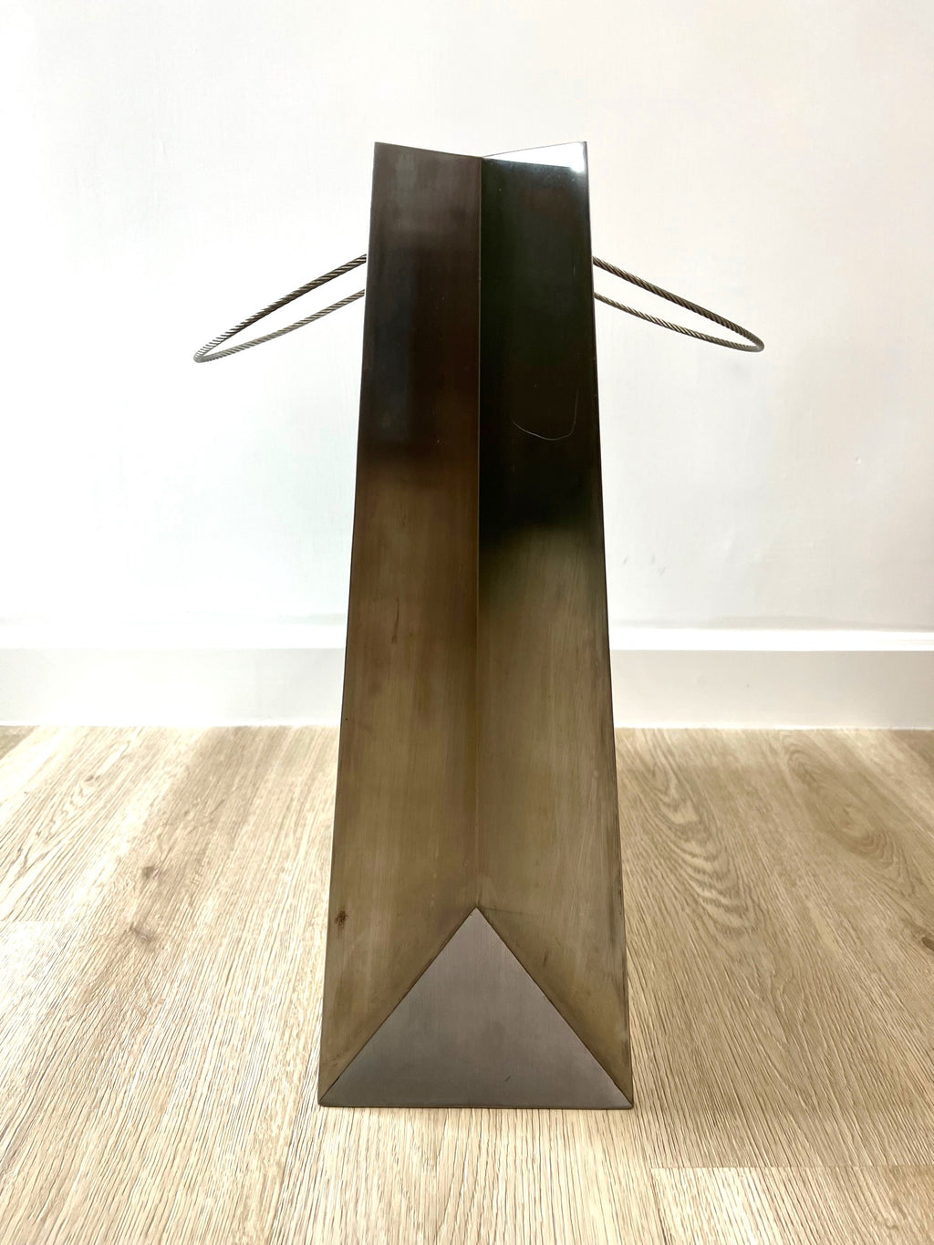 Hermes 2009 steel paper bag for Hong Kong boutique window display