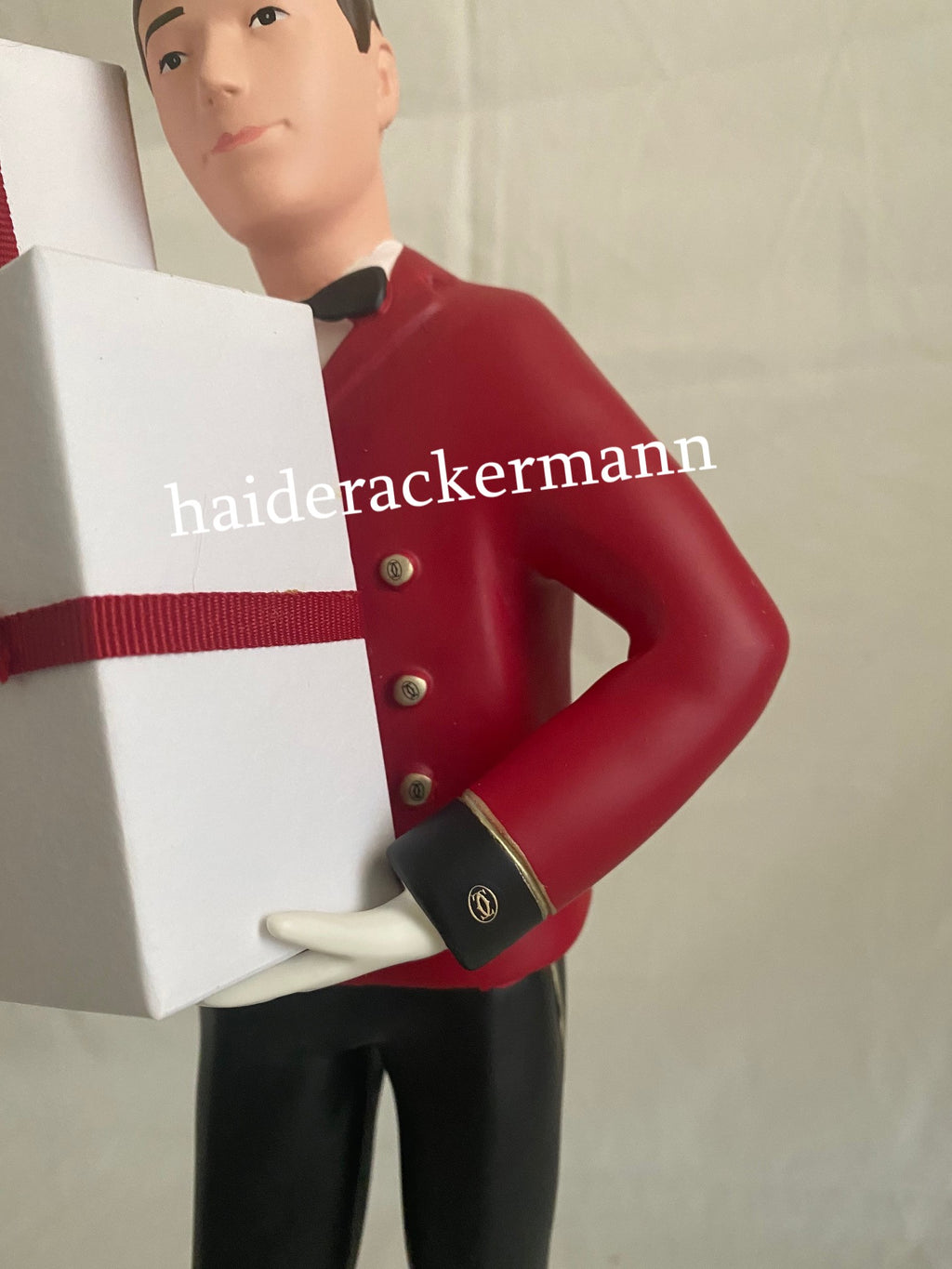 Cartier 2018 Christmas bellboy figurine for window display