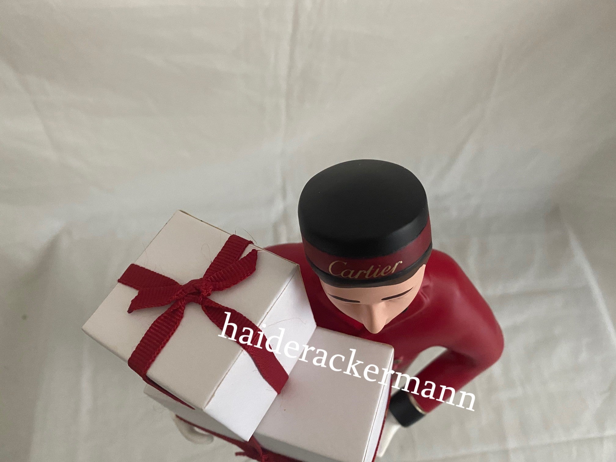 Cartier 2018 Christmas bellboy figurine for window display