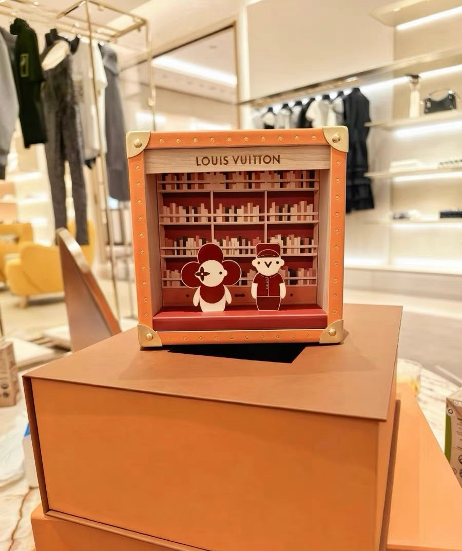 Louis Vuitton 2026 La Bibliotheque Vivienne Library wooden box