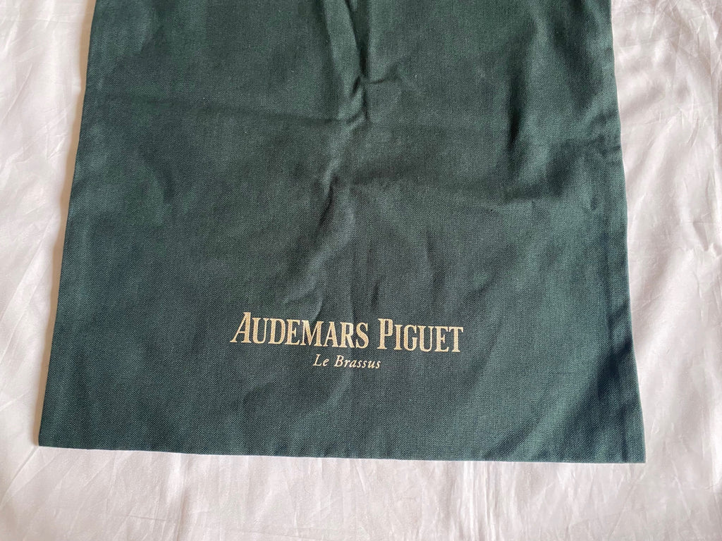 Audemars Piguet green canvas tote bag