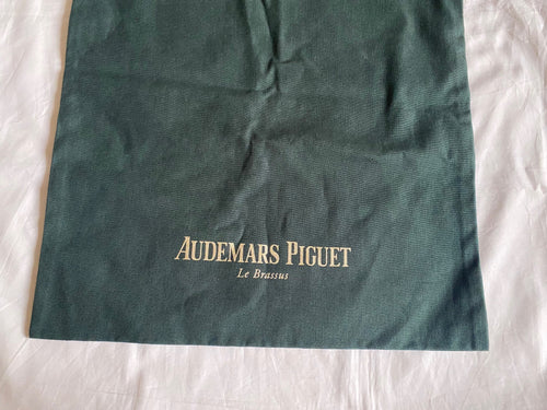 Audemars Piguet green canvas tote bag