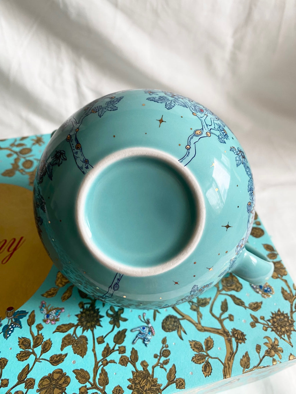 Tiffany & Co 2026 Mid-Autumn Festival birds on a rock ceramic teapot