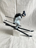 Montblanc 2022 Happy Holidays window display props - ski figurine