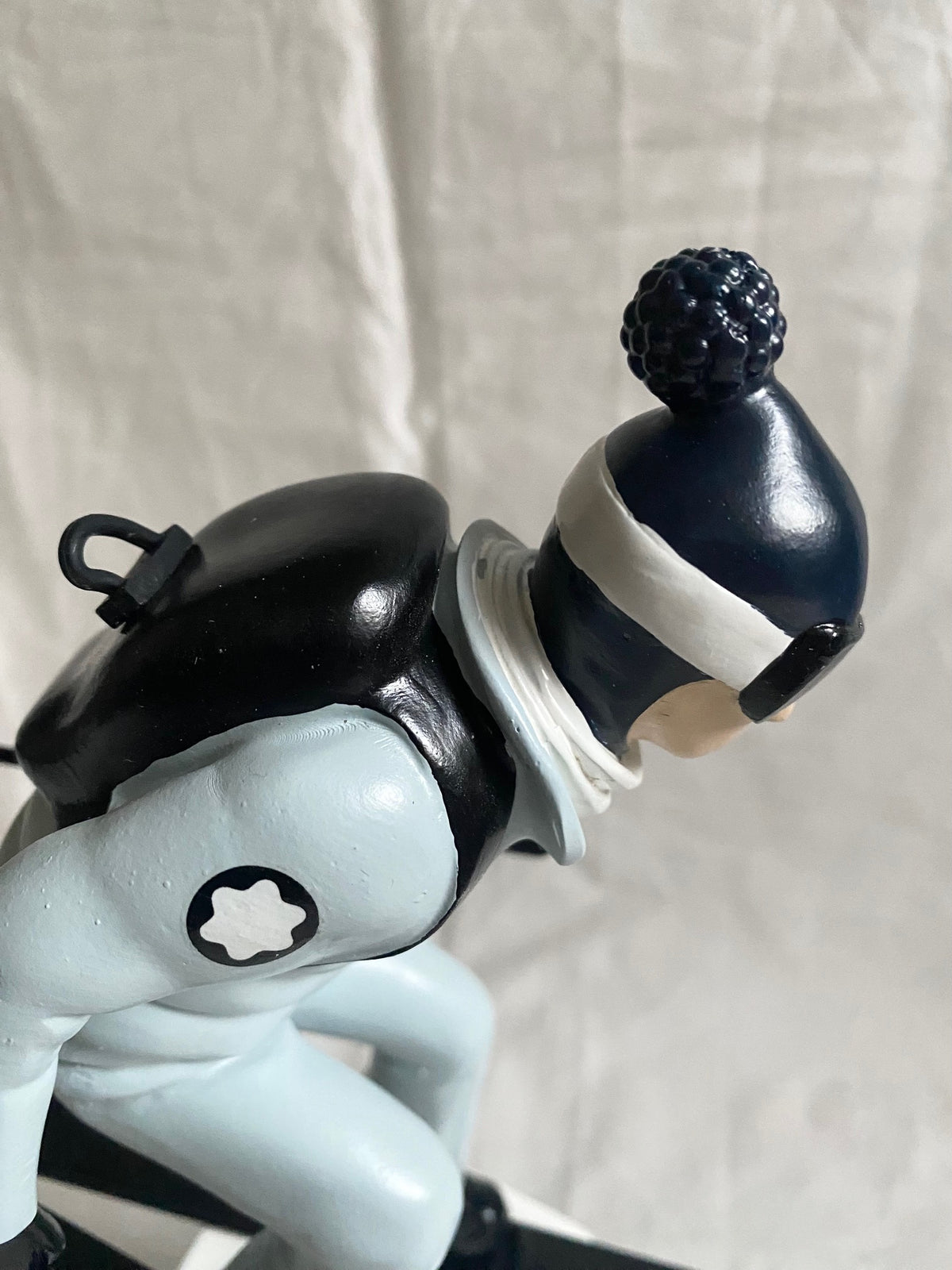 Montblanc 2022 Happy Holidays window display props - ski figurine