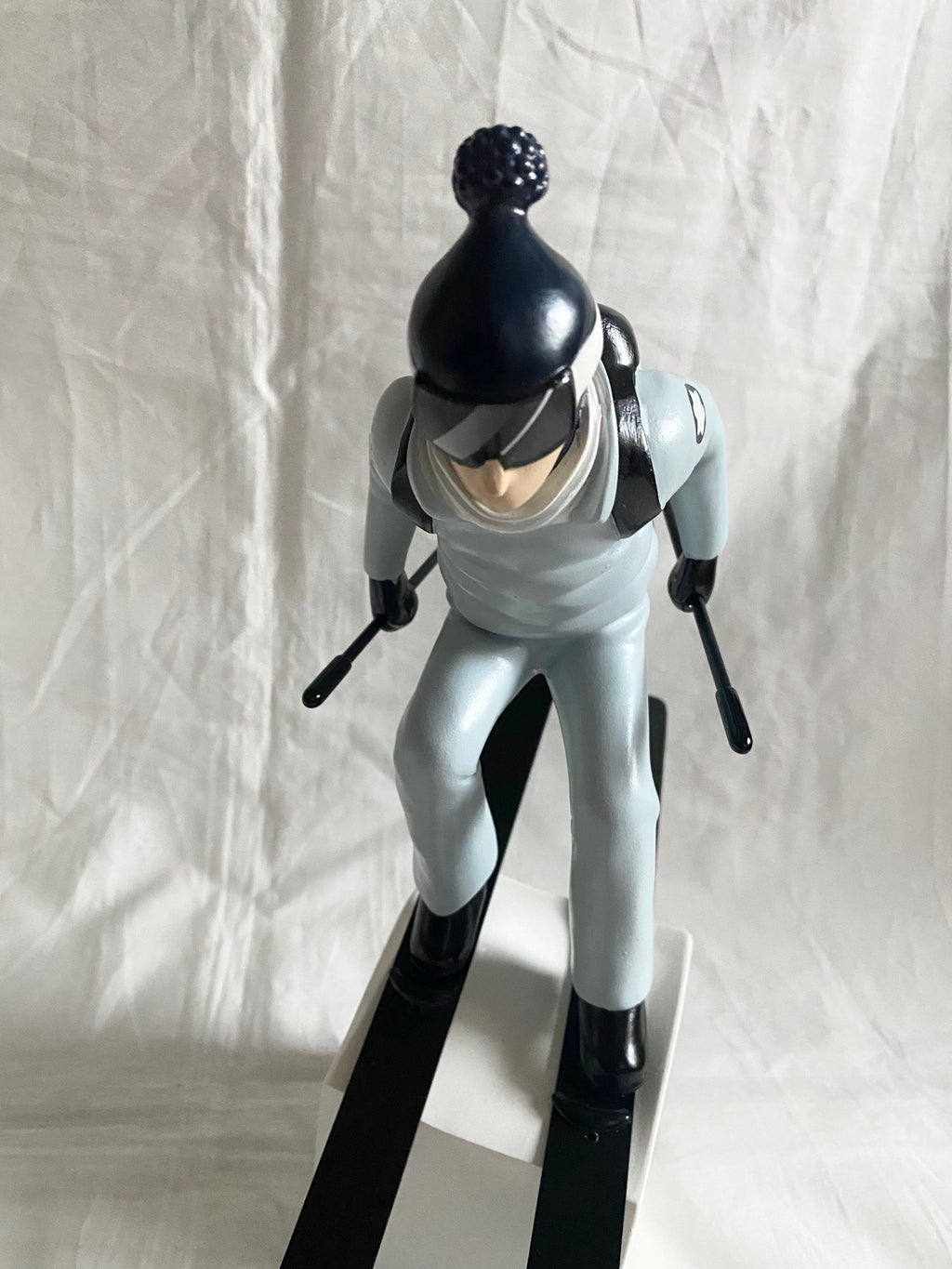 Montblanc 2022 Happy Holidays window display props - ski figurine