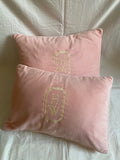 Harry Winston 2021/ 2022 Shanghai event props - pairs of pink cushion