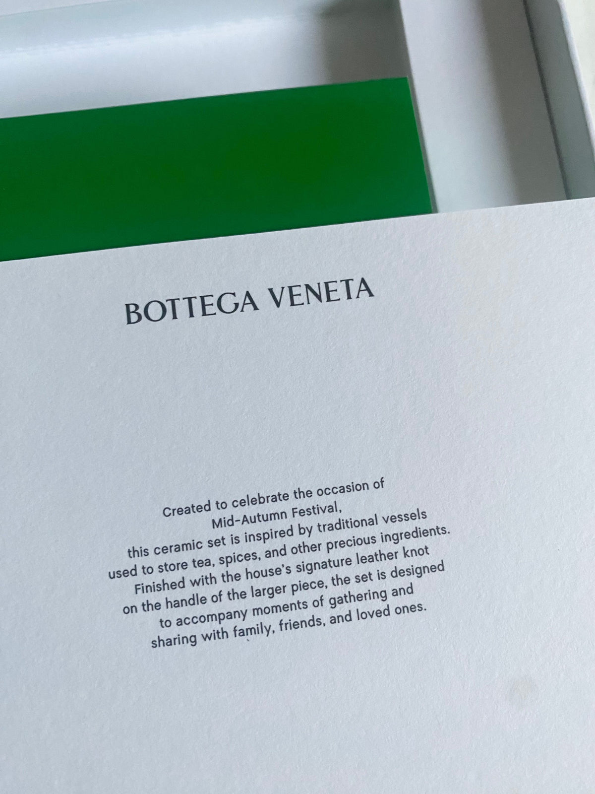Bottega Veneta 2026 mid-autumn festival Jingdezhen porcelain containers box set
