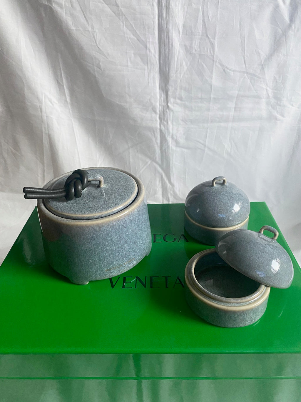 Bottega Veneta 2026 mid-autumn festival Jingdezhen porcelain containers box set