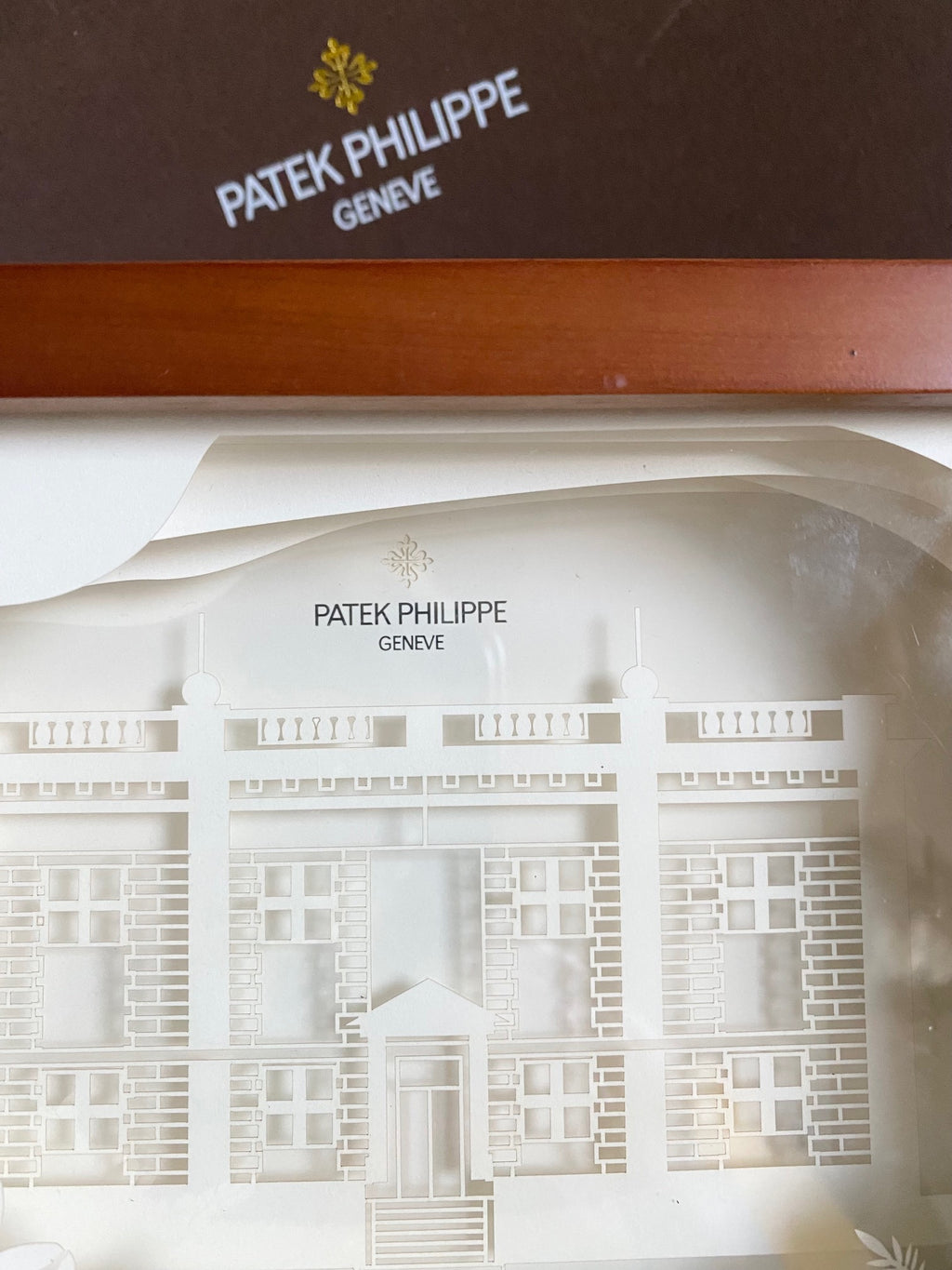 Patek Philippe 2024 Maison Beijing 10th Anniversary 3D wooden display box with light