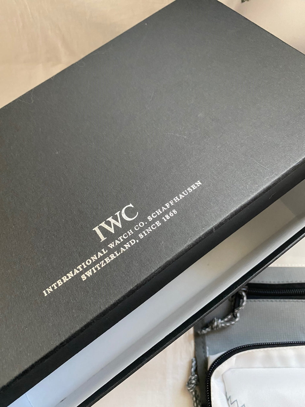 IWC portugieser hanging toiletry bag