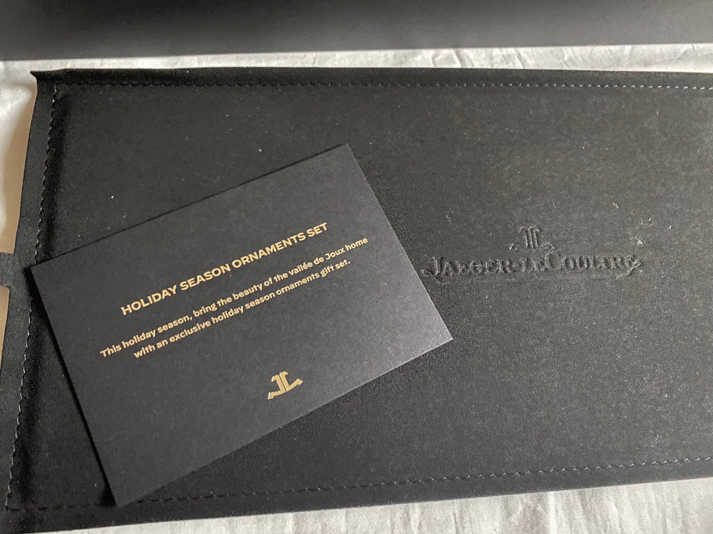 Jaeger-LeCoultre Christmas flower ornament box set