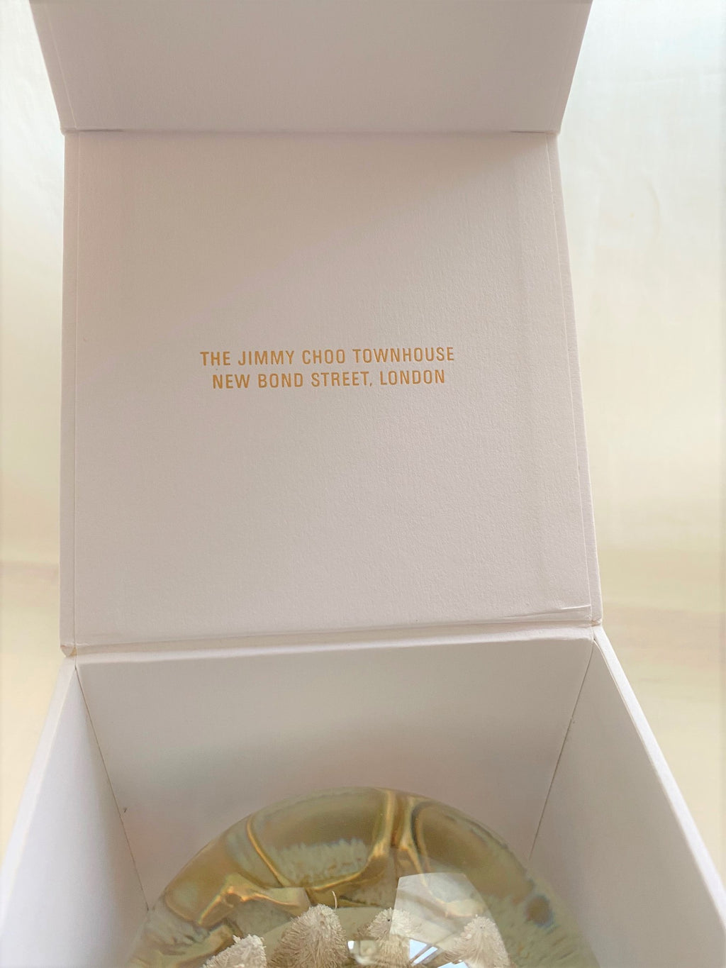 Jimmy Choo 2014 Christmas holiday snow globe