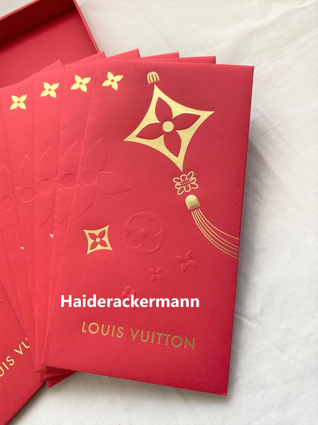 Louis Vuitton 2011 Chinese New Year monogram red packet