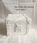 Louis Vuitton 2020 X'mas white mini trunk