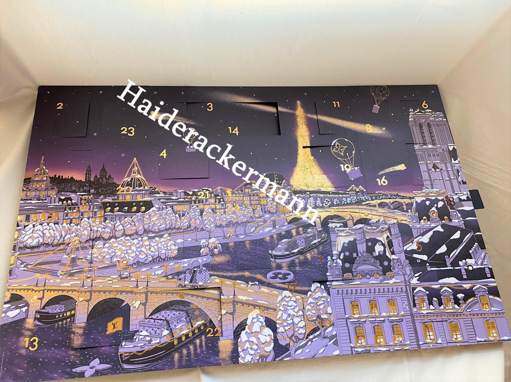 Louis Vuitton 2020 Christmas ornament calendar with trunk design