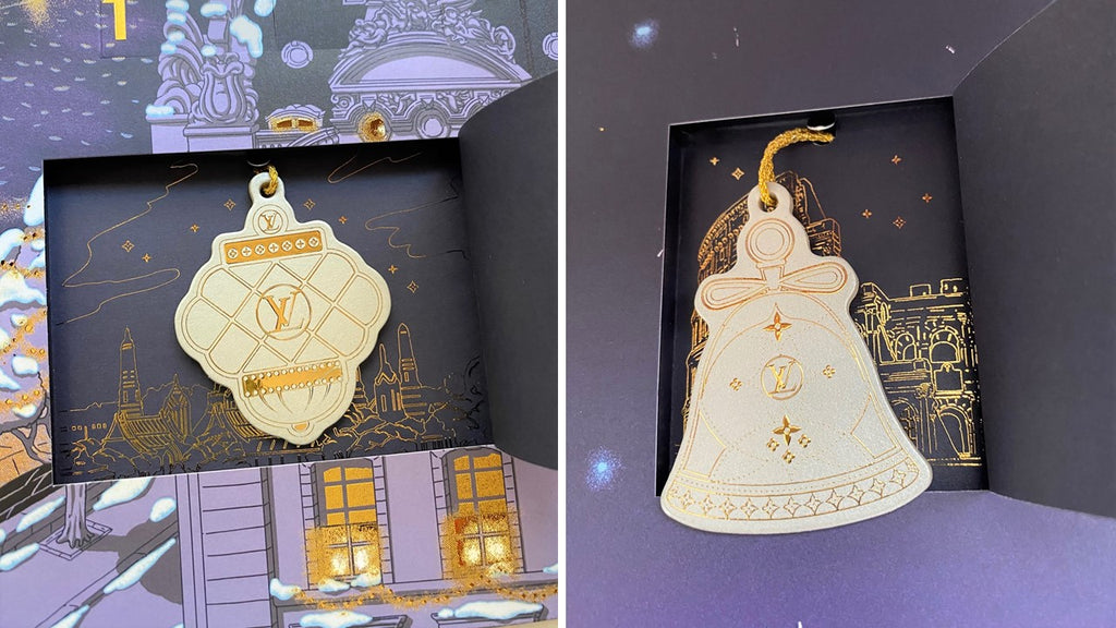 Louis Vuitton 2020 Christmas ornament calendar with trunk design