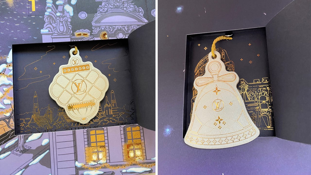 Louis Vuitton 2020 Christmas ornament calendar with trunk design