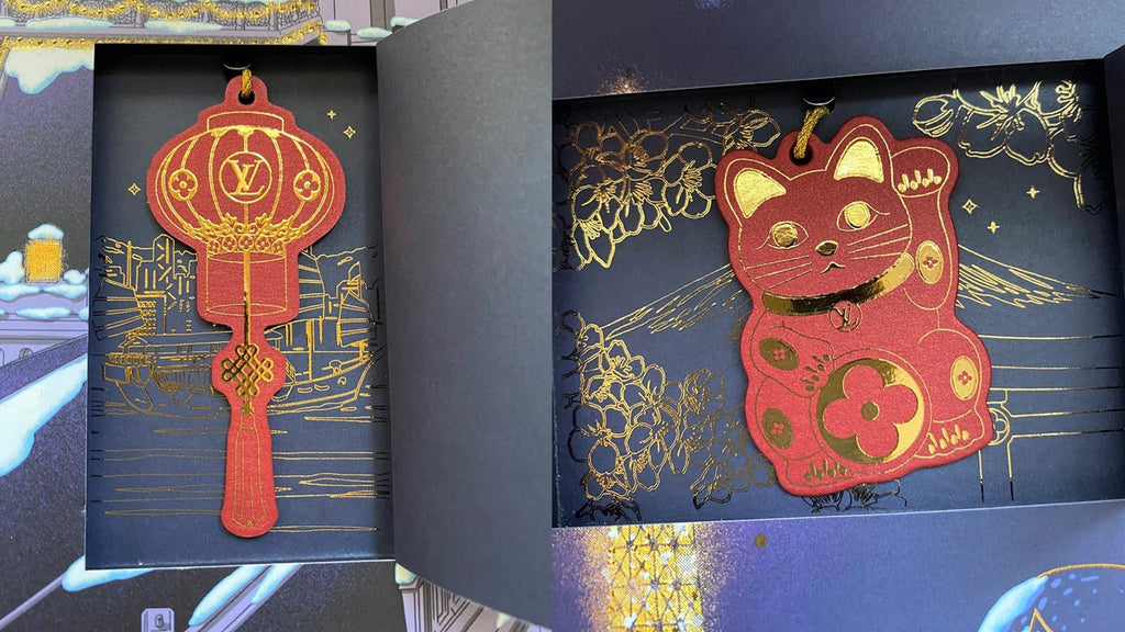 Louis Vuitton 2020 Christmas ornament calendar with trunk design