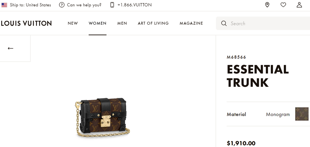 Louis Vuitton 2018 S/S Essential Trunk mini bag