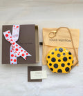 Louis Vuitton X Yayoi Kusama 2012 capsule collection polka dots coins purse
