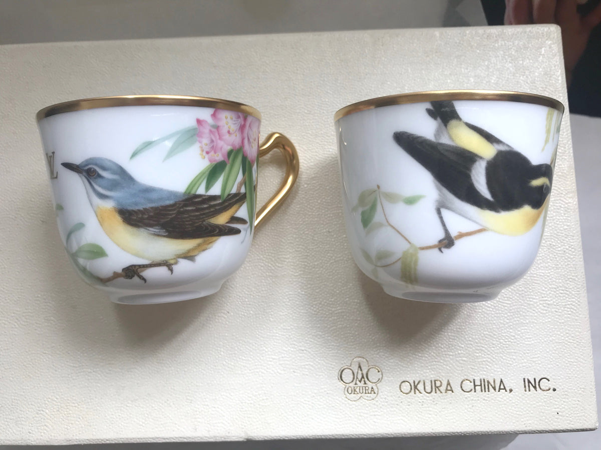 Louis Vuitton 2007 Nagoya store opening X Okura China porcelain tea cups box set