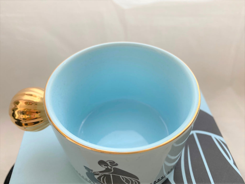 Lanvin 2020 iconic mother & daughter logo ceramic coffee mug