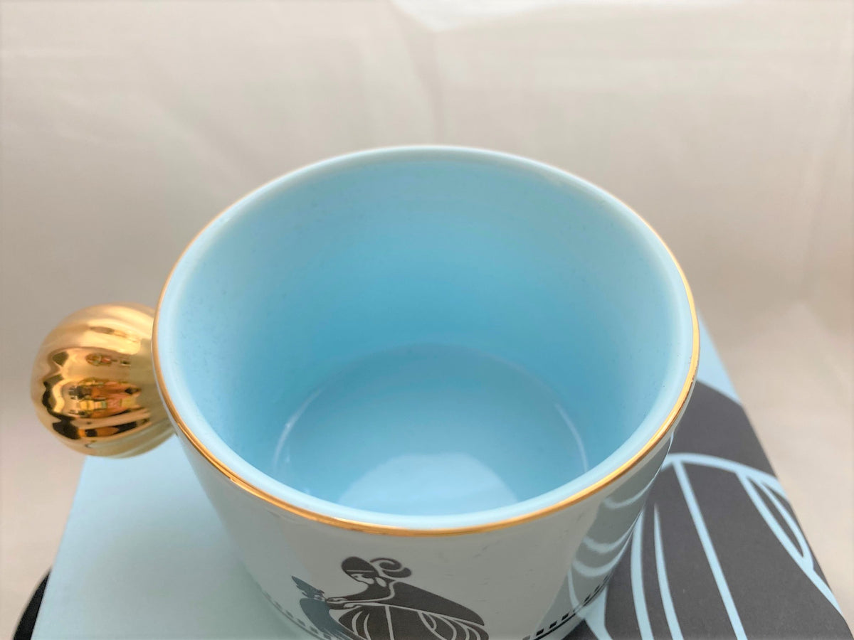Lanvin 2020 iconic mother & daughter logo ceramic coffee mug