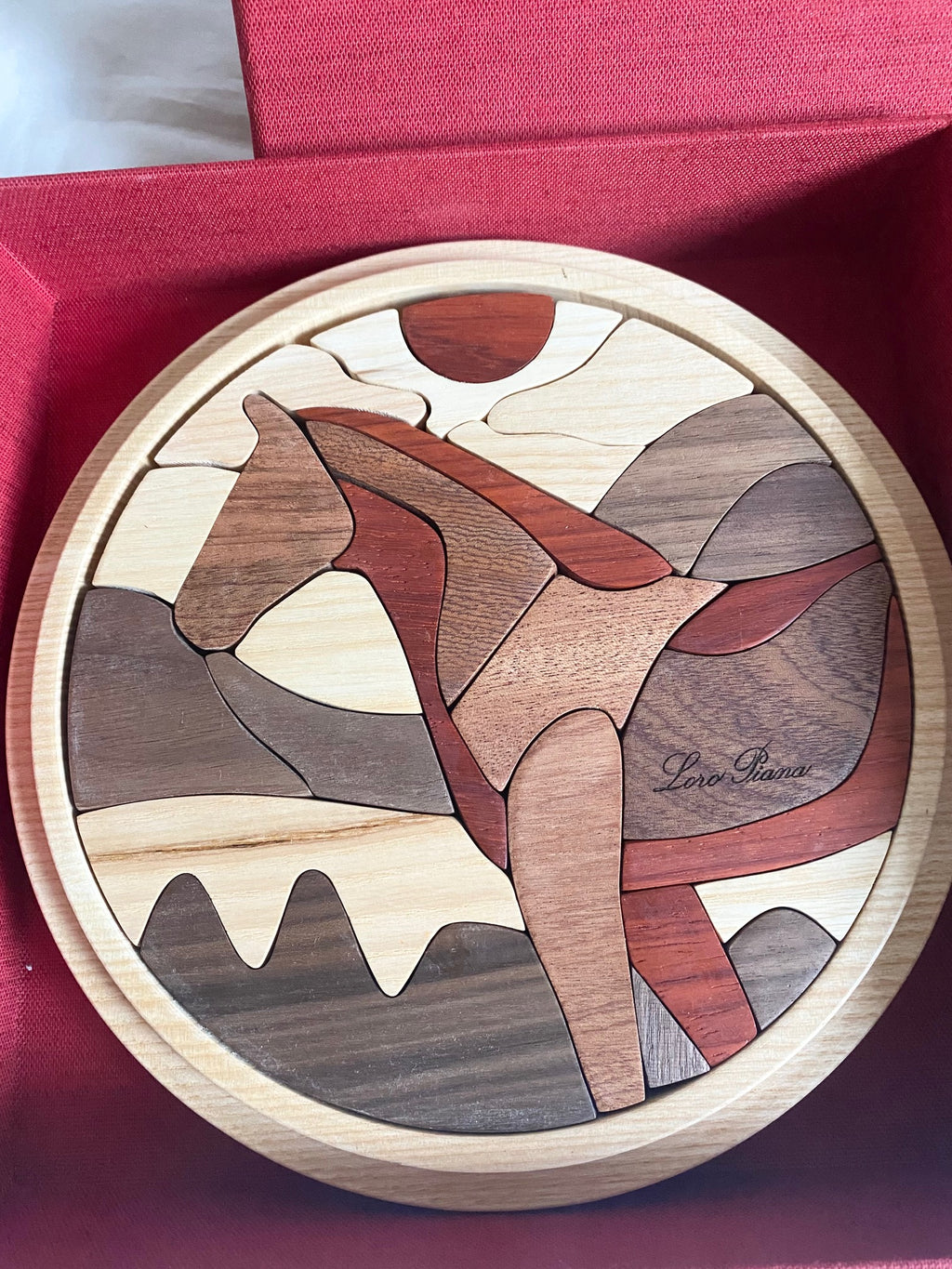Loro Piana 2026 Chinese New Year wooden horse puzzle game
